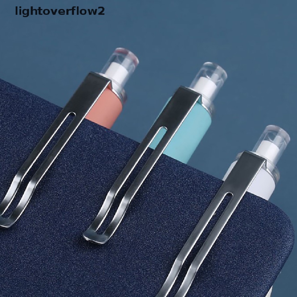 (lightoverflow2) Pulpen Gel 0.5 Warna Hitam Cepat Kering Untuk Pelajar