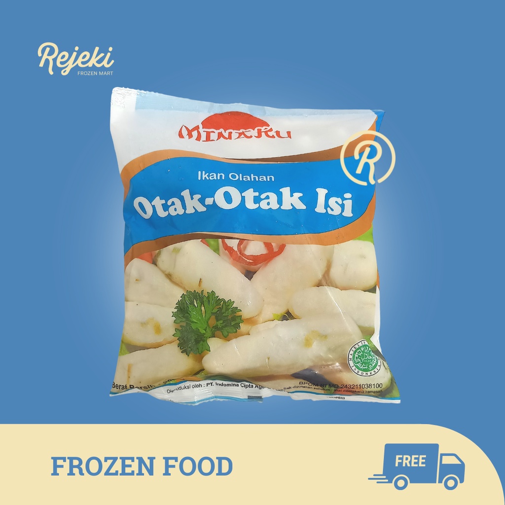 

Indomina Minaku Ikan Olahan Otak-otak Isi 500g - Rejeki Frozen Mart