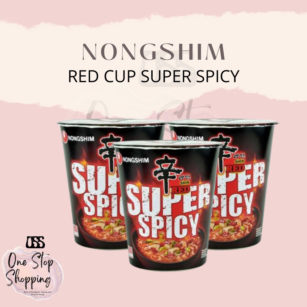 Jual Bpom Nongshim Red Cup Super Spicy Nongshim Super Spicy