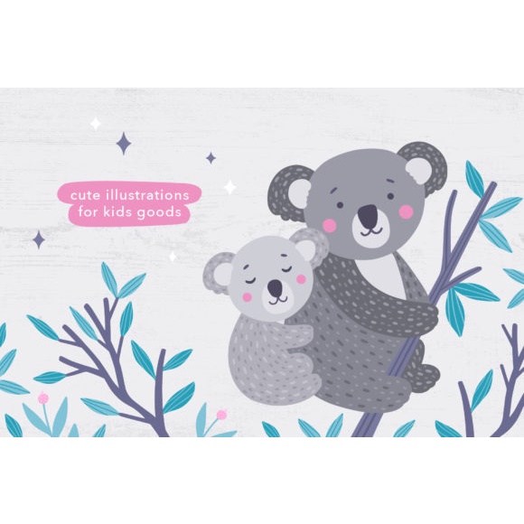 Koala Family Illustrations