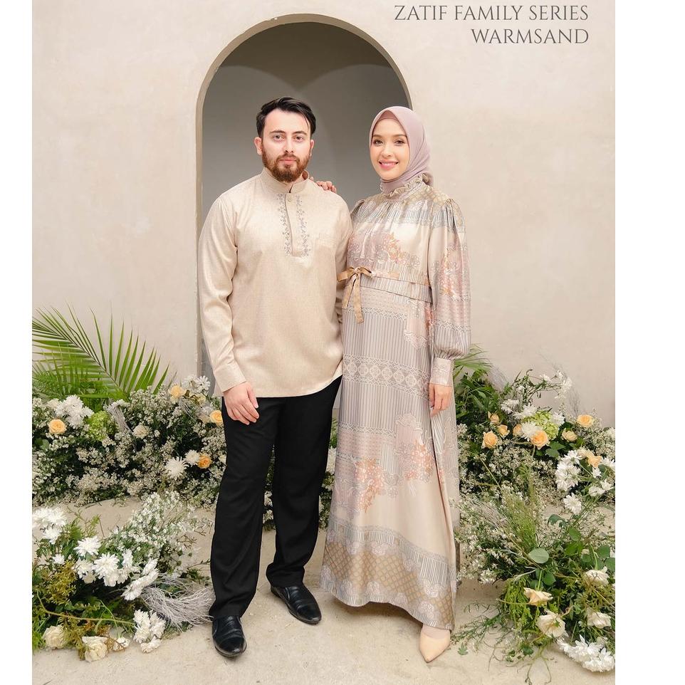 Stok Terbatas Mayoutfit Zatif Family Set Warmsand | Sarimbit Lebaran Gamis Koko