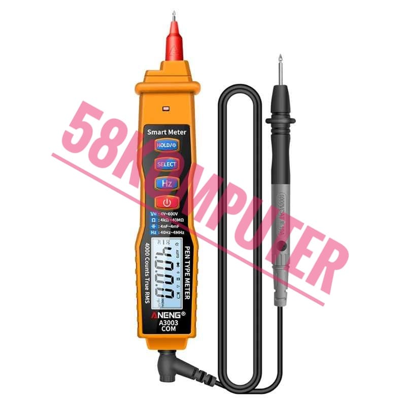 Tespen Digital Ac Dc Bunyi Multimeter Voltage Tester Pen Multimeter Digital Tespen A3004 Non Contact Tester Kabel Listrik Putus Digital ANENG A3004