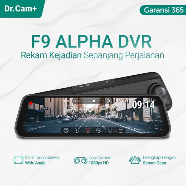 Dr.CAM F9 Alpha - Spion DVR Mobil Berkualitas