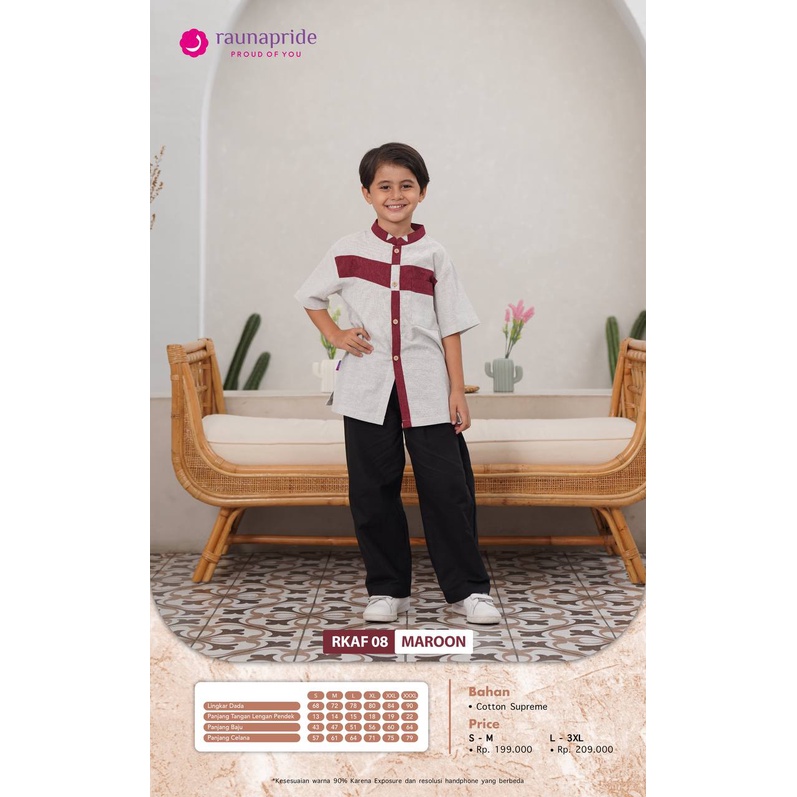 Rauna Sarimbit Keluarga Lebaran / SR - 08 Maroon / Fashion Muslim