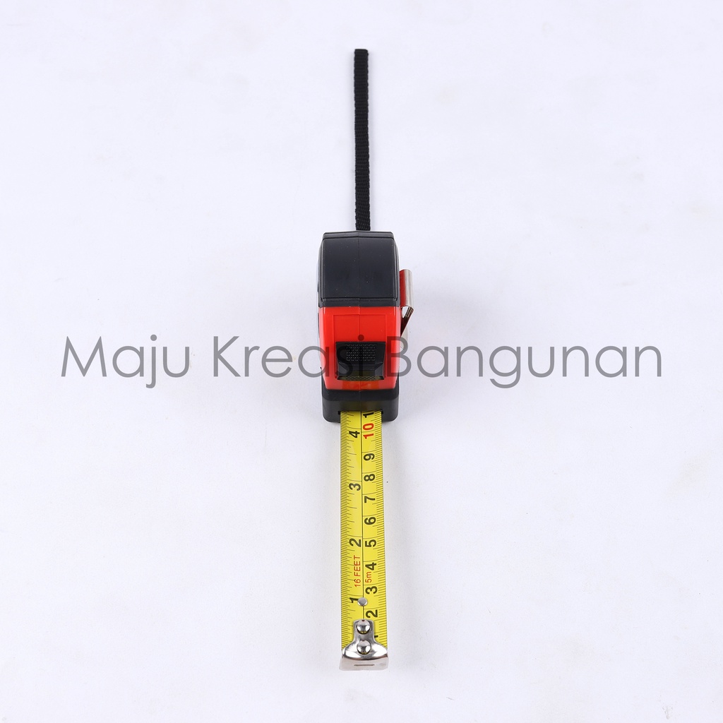 Meteran Bangunan Roll Soligen Karet 5M 5 Meter Alat Ukur Rol Measuring Tape 5Meter 5Mtr