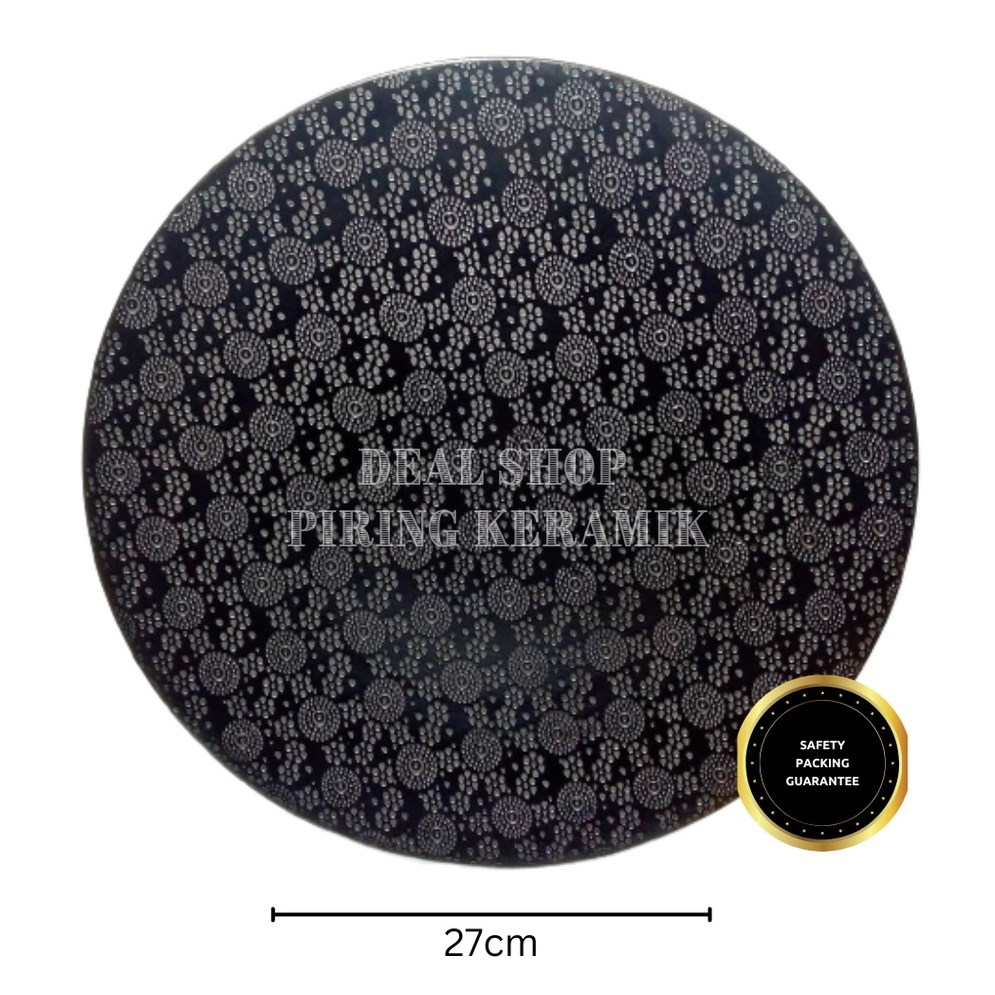 00494 Piring Makan Keramik 27cm / Piring Keramik / Piring Makan Ceper / Piring Makan Keramik / Pirin