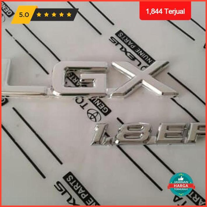 Jual Emblem Tulisan Logo Lgx Efi Kijang Kapsul Premium Shopee Indonesia