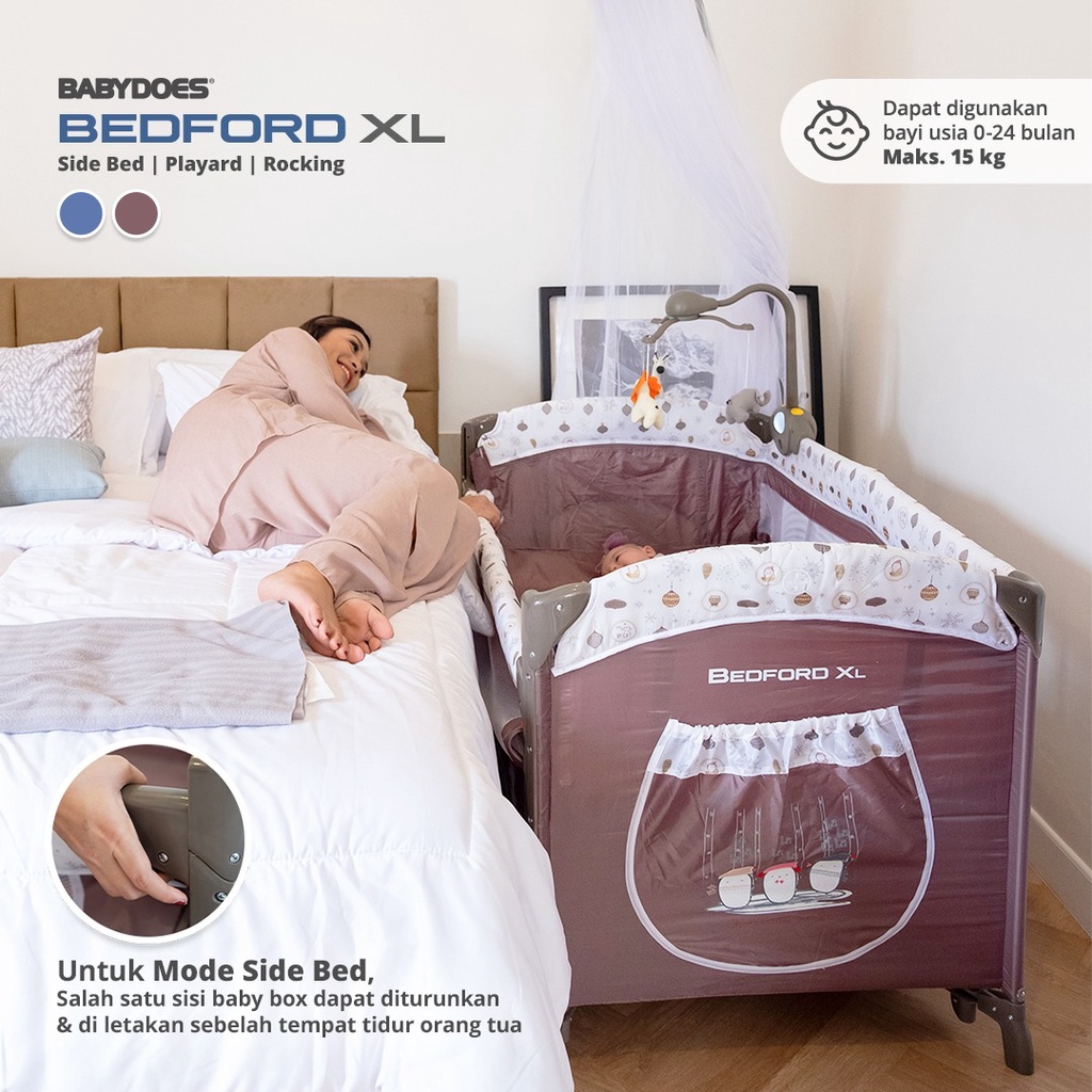 BOX RANJANG BAYI BABYDOES CH 17918 BEDFORD XL