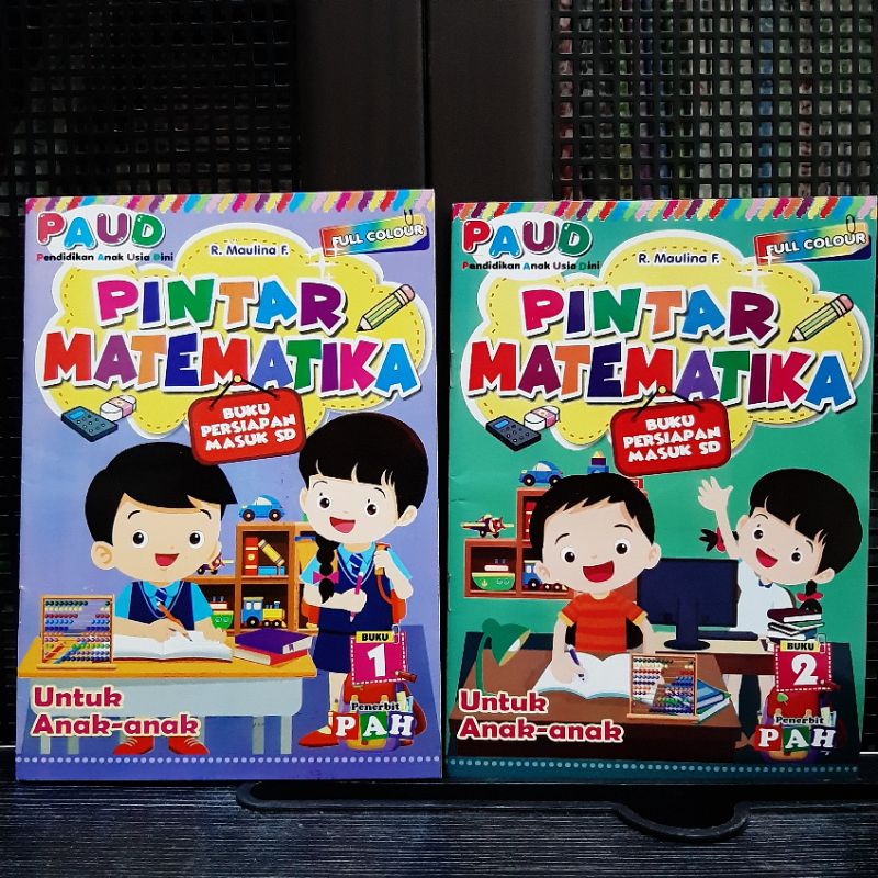 Buku Aktivitas dan Belajar Anak PAUD TK Pintar Matematika (P)