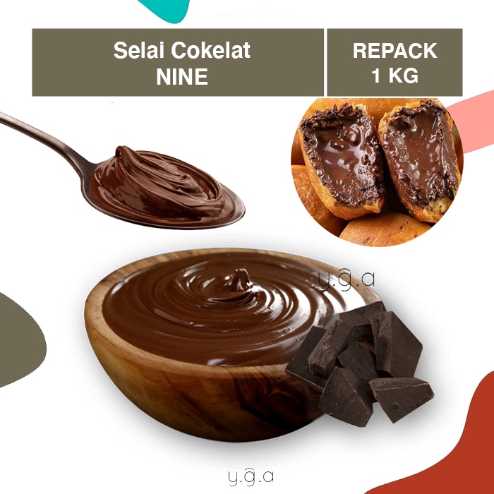 

Selai Coklat The NINE Grade A (REPACK) 1KG / Cokelat / Chocolate Spread