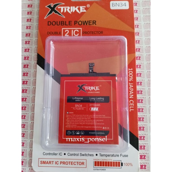 BATERAI DOUBLE POWER XIAOMI BN34 / BATERAI XIAOMI REDMI 5A