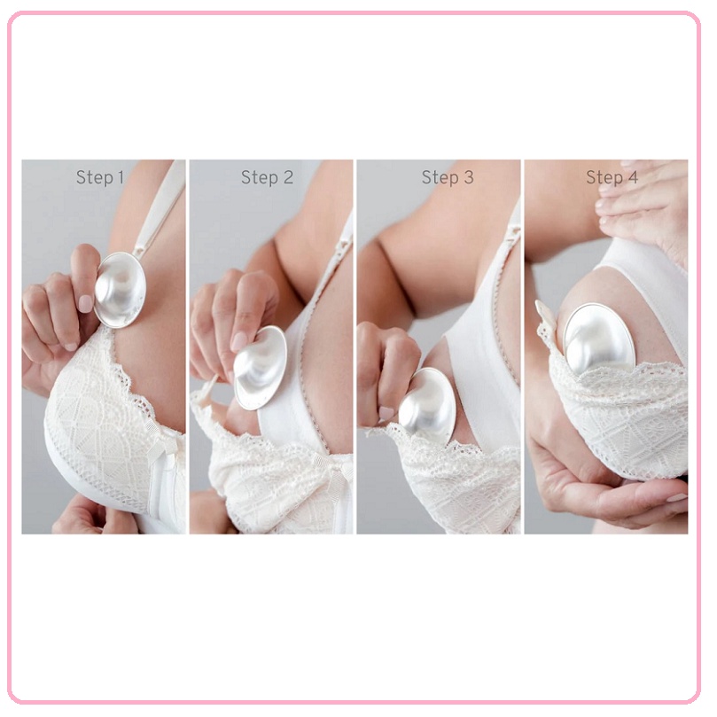 Kinmade Silver Nursing Cups for Nipple Healing &amp; Protection | Perak Pelindung Puting