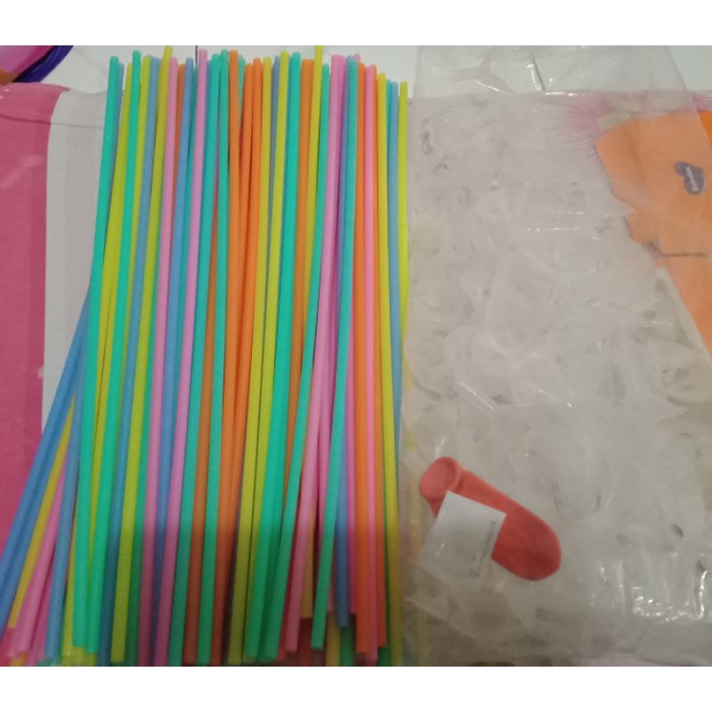 Stik Balon/Stick Balon/Pegangan Balon/Gagang Balon/Stik Balon Eceran/Stik Balon Satuan