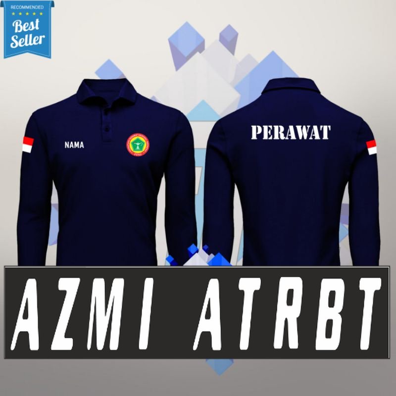 KAOS POLO SHIRT PANJANG PERAWAT PPNI NERS NURSE INDONESIA