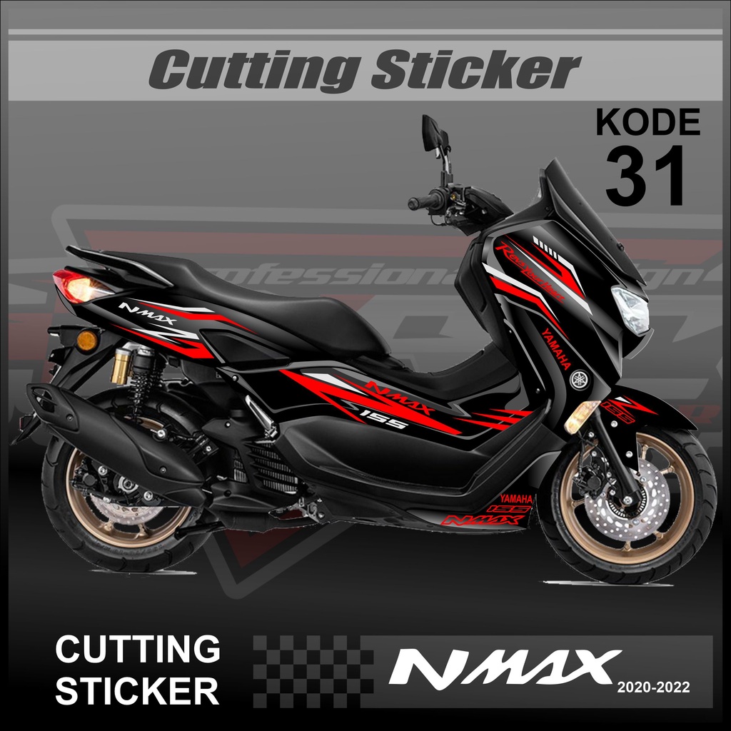 Stiker Cutting Variasi Motor Yamaha NMAX 2020-2022 - Aksesoris Cutting Sticker