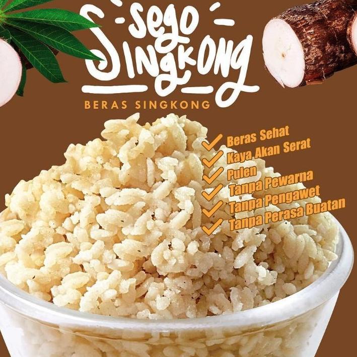 

✨Original✨ Beras Jagung Sego Jagung Sego Singkong 700gr Nasi Jagung Diet, Diabetes Beras Organik 