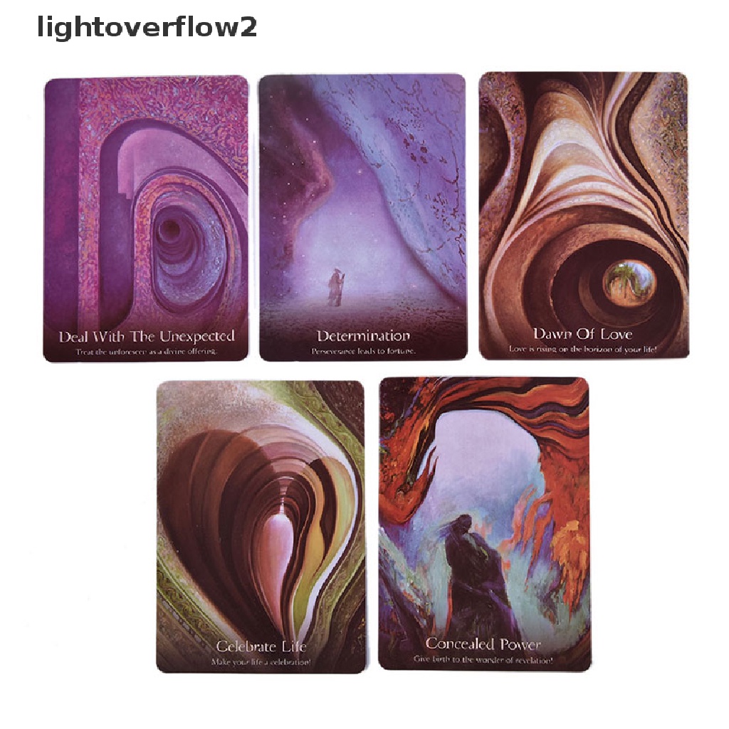(lightoverflow2) Sufi Wisdom Oracle 44 Kartu Tarot Untuk Permainan Pesta