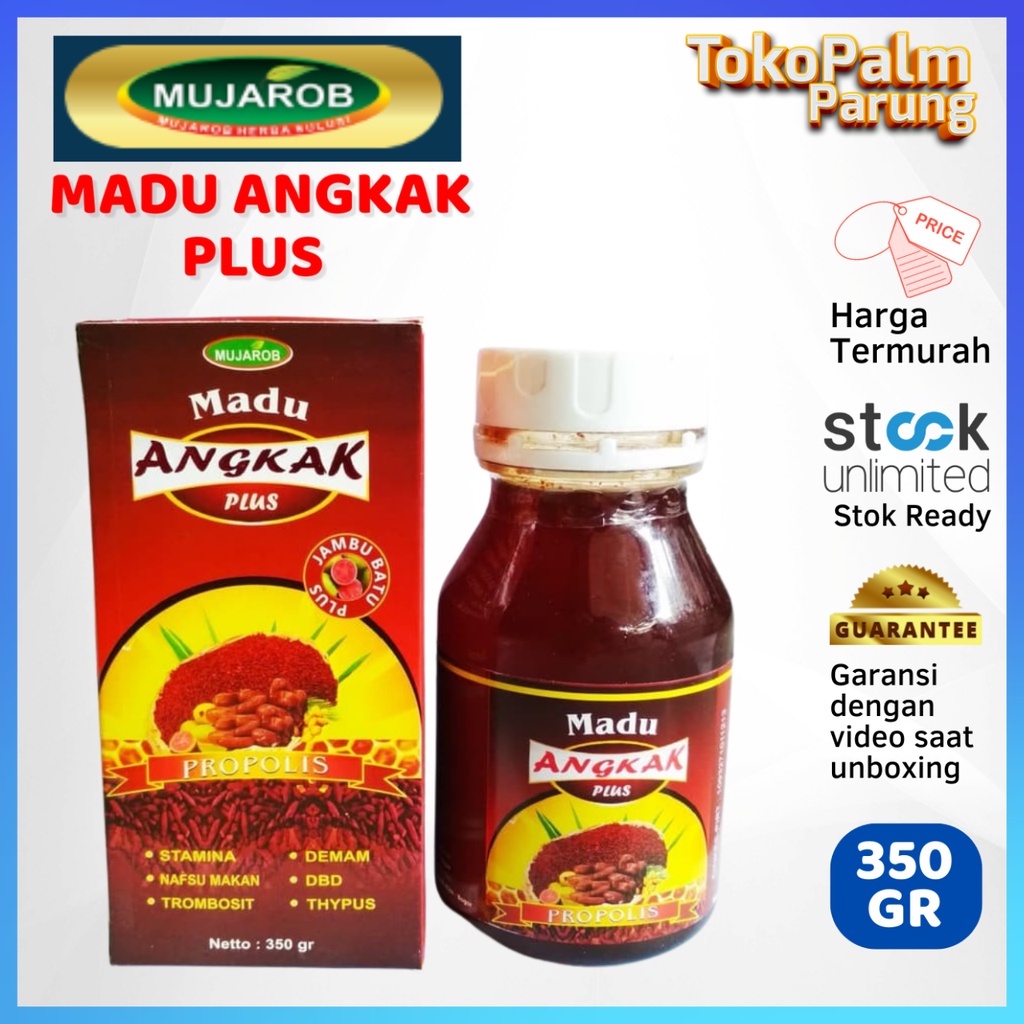 Mujarob Madu Angkak Plus Untuk DBD Tipes Ampuh Jaga Stamina Meningkatkan Nafsu Makan