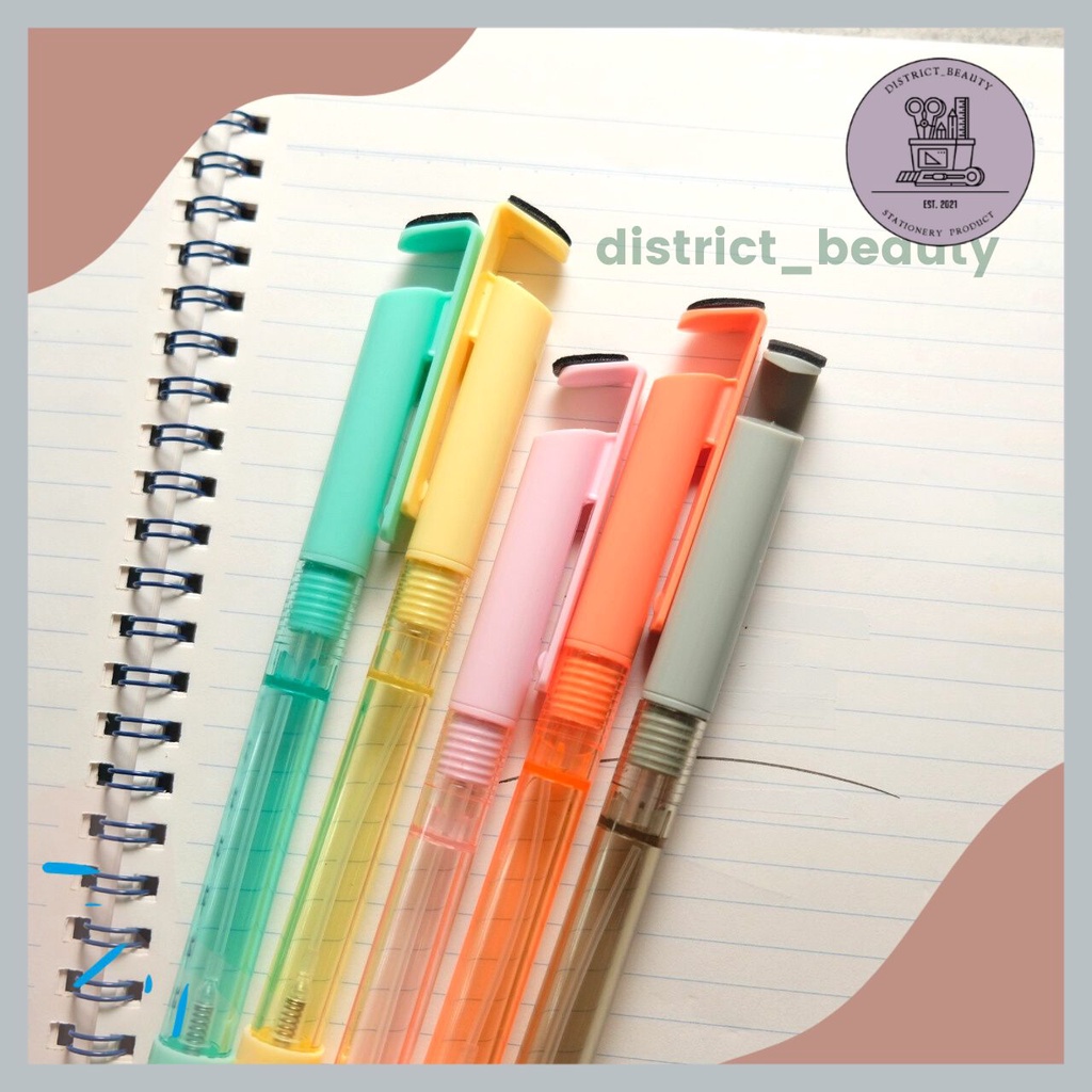 

PULPEN MULTIFUNGSI 4 IN 1 PENGHAPUS LAYAR KACA PEN TRIPOD HP BOTOL PARFUM PENA BOLPEN GEL HITAM