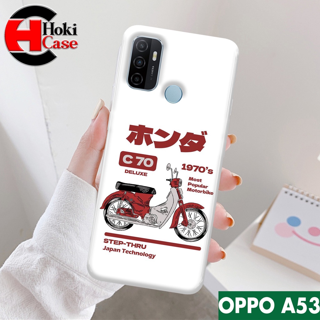 Case Oppo A53 - Fashion Case Motor Tua - 9 - 3d - Case Hp Oppo - Casing Viral - Kesing Hp Couple - C