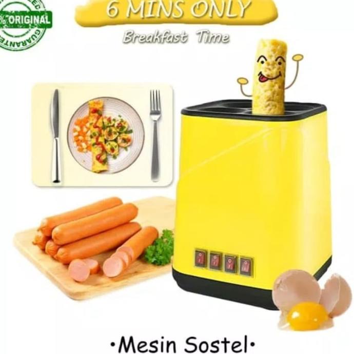 Promo Sostel 4 Lubang Sosis Gulung Telur Listrik Egg Master Slvshopeegrosir Spesial