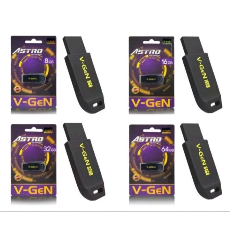 (PRE-ORDER 3-7hari) Flashdisk V-Gen ASTRO 8GB ORI 100% / USB Flashdisk VGen Vgen