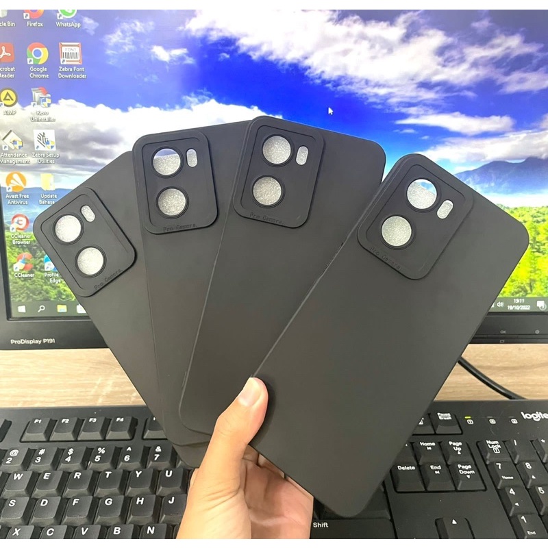 New Softcase/Silikon Pro Camera BLACK Only Realme 3/5/5Pro/6/6pro/7/7Pro/8/9Pro/9Pro Plus/C2/C12/C20/C21/C30/C31/XT Promo By Sen
