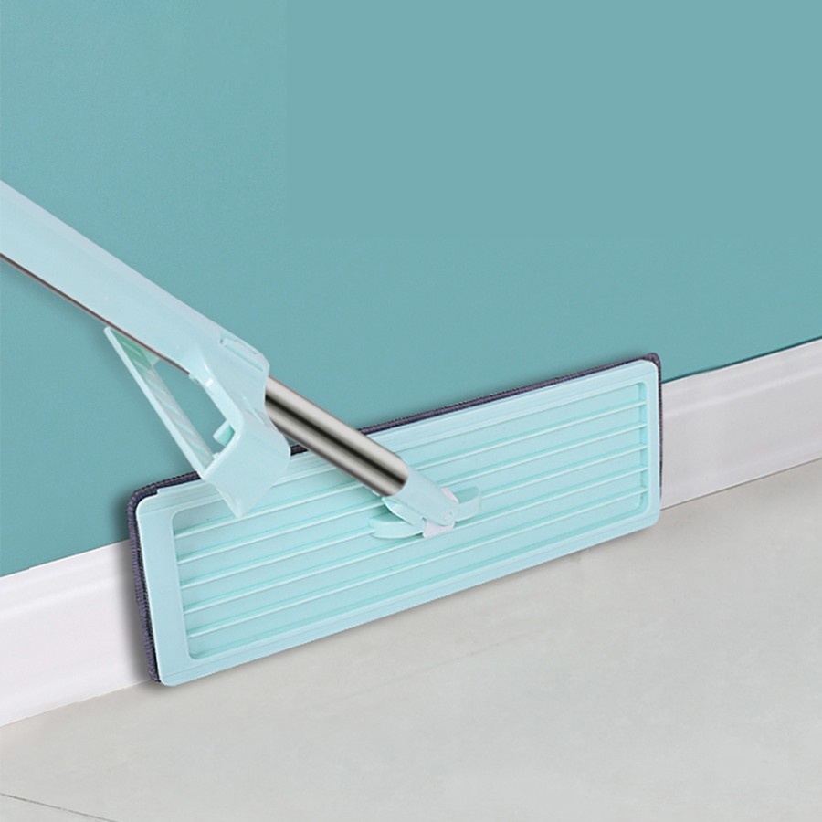 Pel Lantai Flat Mop -  Alat Pel Peras Praktis