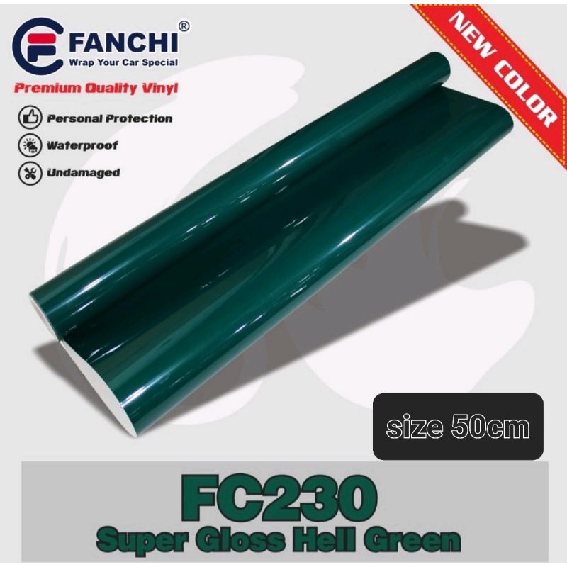 Sticker Fanchi FC230 Super Gloss Glossy Hell Green Premium Wrap