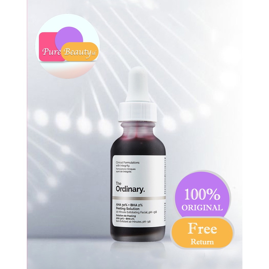 THE ORDINARY AHA 30% + BHA 2% Peeling Solution Serum Wajah Cerah Exfoliating ❤ 100% Original ❤