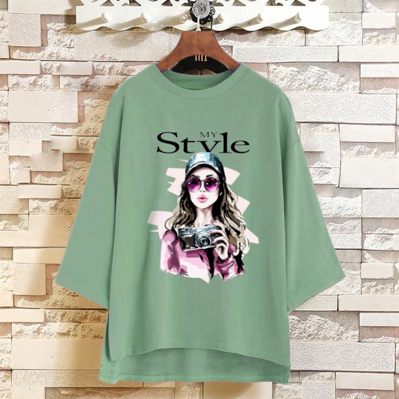 PUFFY_ID kaos oversize WOMEN’S STYLE tunik wanita  tshirt big size cewek premium