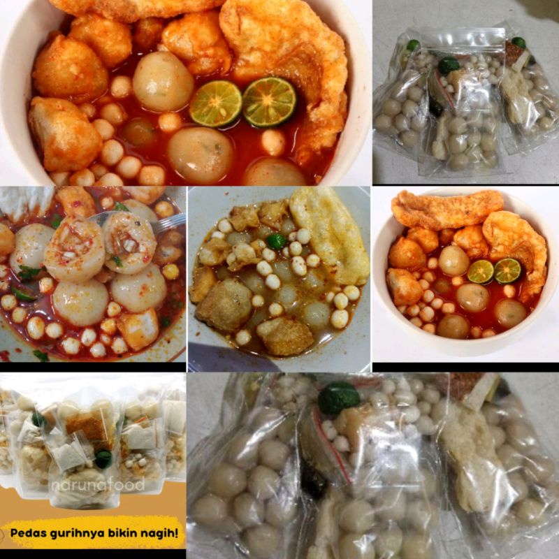 

bakso aci super pedas varian rasa