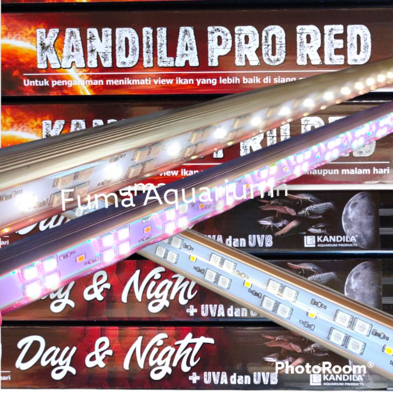 KANDILA PRO RED VIEW PLUS 600 Day &amp; Night + UV A dan UV B Lampu Led Tanning Plus Red View Arwana Dan Segala Jenis Ikan