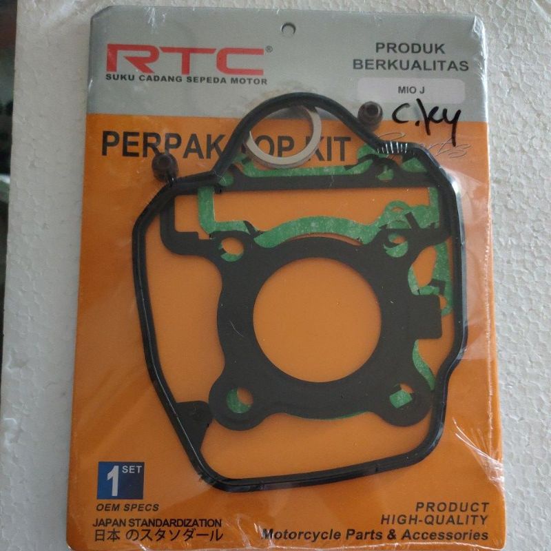 paking top set Mio J/RTC Perpak top kit Mio J/RTC
