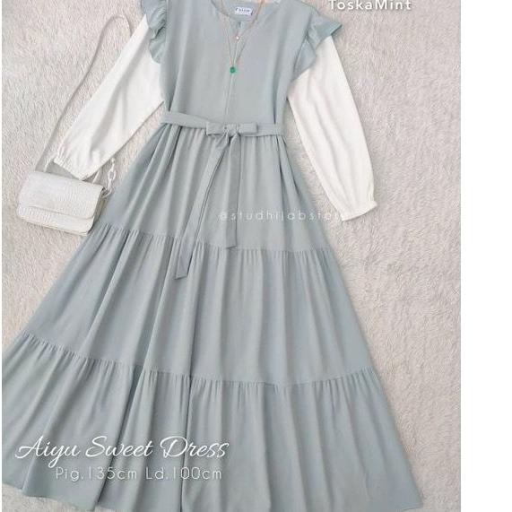 Paling Laris Aiyu Sweet Dress/Pakaian Wanita/Dress/korea Style