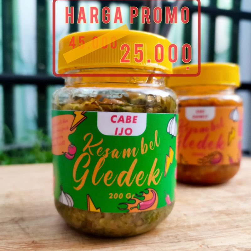 Sambal Kesambel Gledek Ori Pedas 200gr