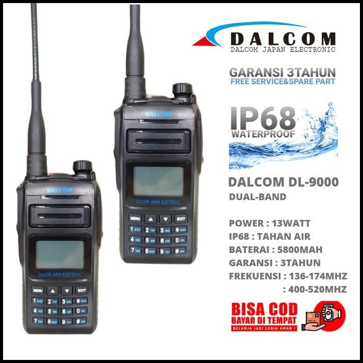 Ht Dalcom Japan Dl-9000 13W Dual Band Tahan Air
