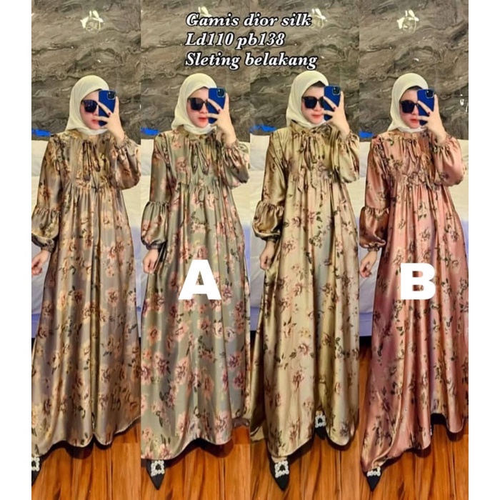 dress dior silky premium