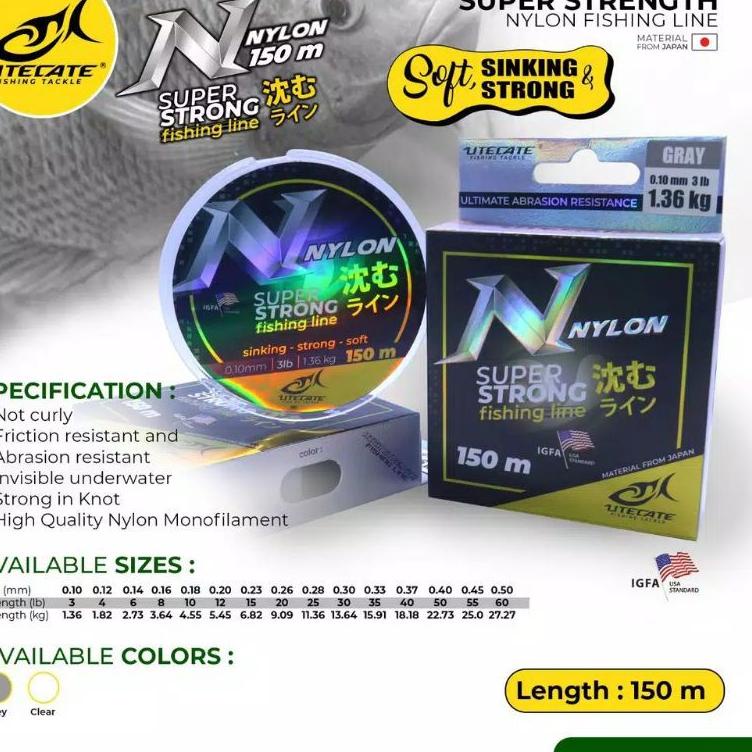"KAW.18Oc22n" Senar Utecate Nylon 150 m
