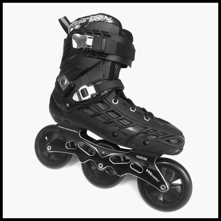 Weiqiu Pro Inline Skate Urban Speed 3X100 Hybrid Sepatu Roda Dewasa