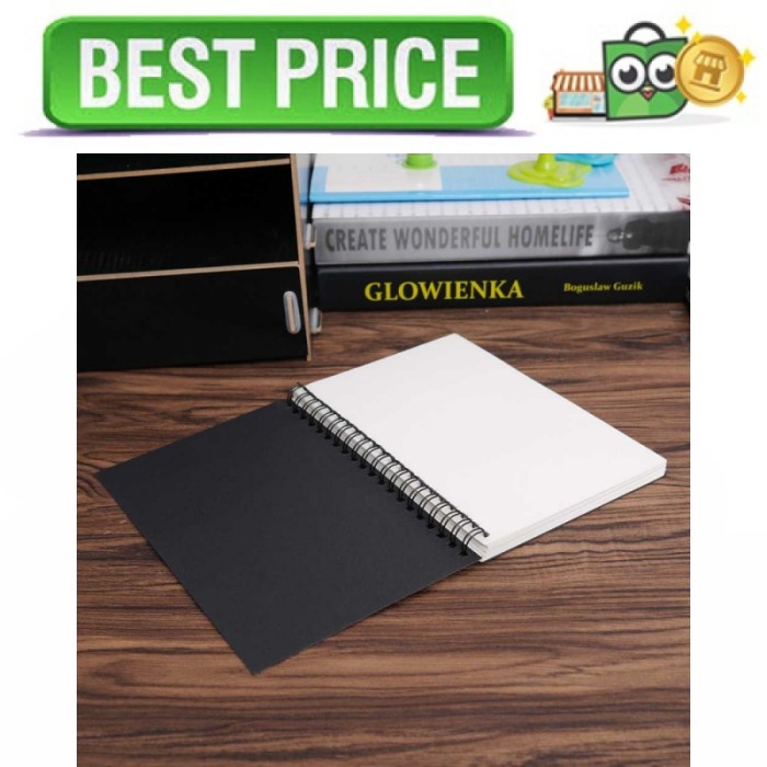 

Gaya Jesjeliu Buku Diary Menggambar Sketchbook Drawing Memo P - Hitam Putih Bagus
