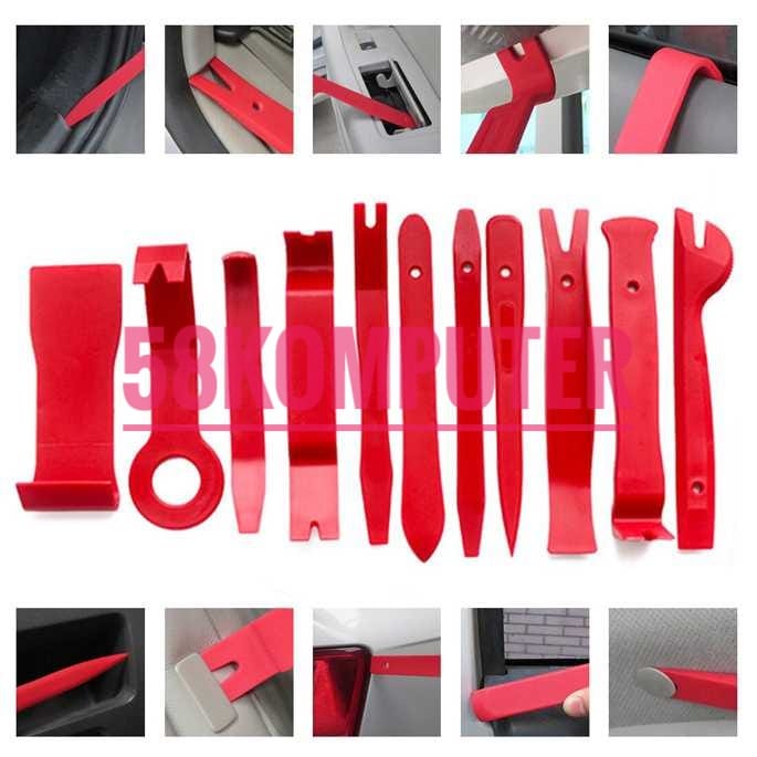 Alat Buka Pengungkit Mobil Pry Tool Set For Car Audio Door Clip Panel Trim Dash Alat Congkel Cungkil Dasboard Interior Mobil Pengungkit Panel Interior Mobil Pembuka Baut Dasboard Interior Mobil 11 In 1