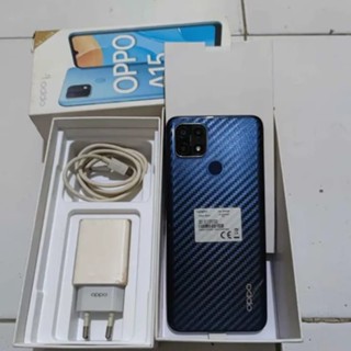 Jual HP OPPO A15 3GB+32GB SECOND FULLSET (BISA SPAYLATER) DAN BISA COD