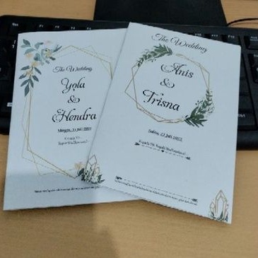 Undangan pernikahan Harga bersahabat