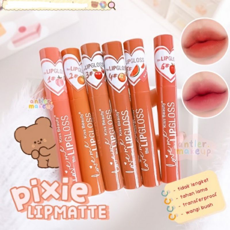 LIPSTIK WATERPROOF - LIPGLOS - LIPTINT - LIPSTIK TAHAN LAMA DAN RINGAN - LOVE ME VELVET