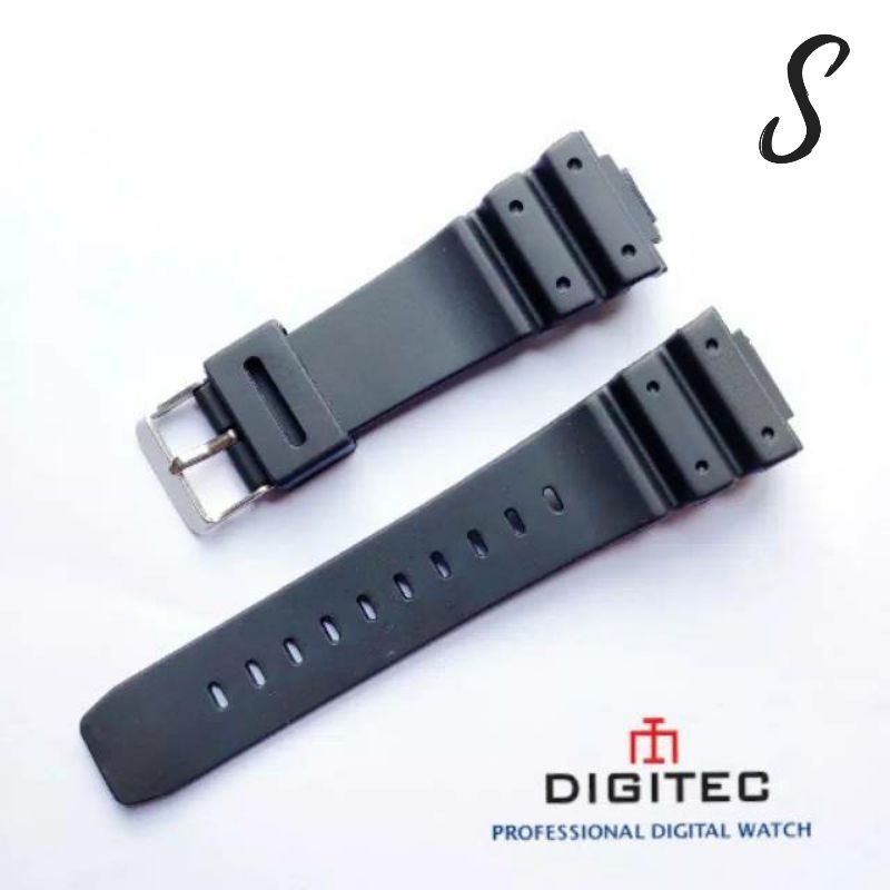 TALI JAM TANGAN DIGITEC DG-3090T DG3090-T DG3090T DG 3090 T RUBBER STRAP TALI JAM DIGITEC 3090T