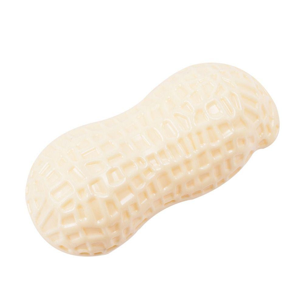 SUYO Mainan Anjing Kacang Aksesoris Gerinda Bola Mainan Hewan Peliharaan Tahan Gigit Interaktif