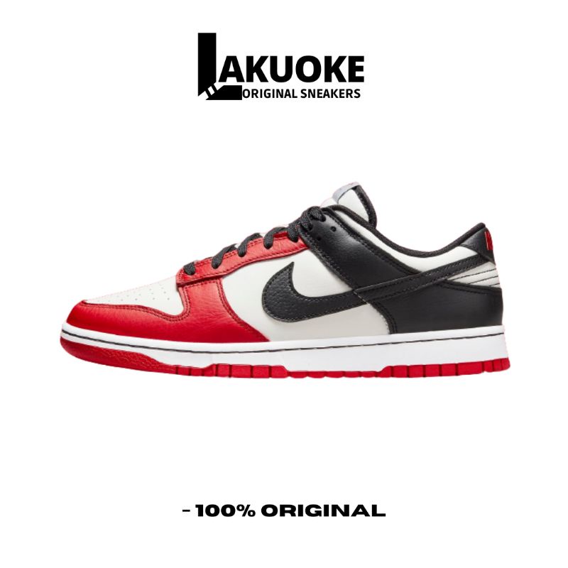 Sepatu Nike Dunk Low Emb Nba 75TH Chicago Bulls Original