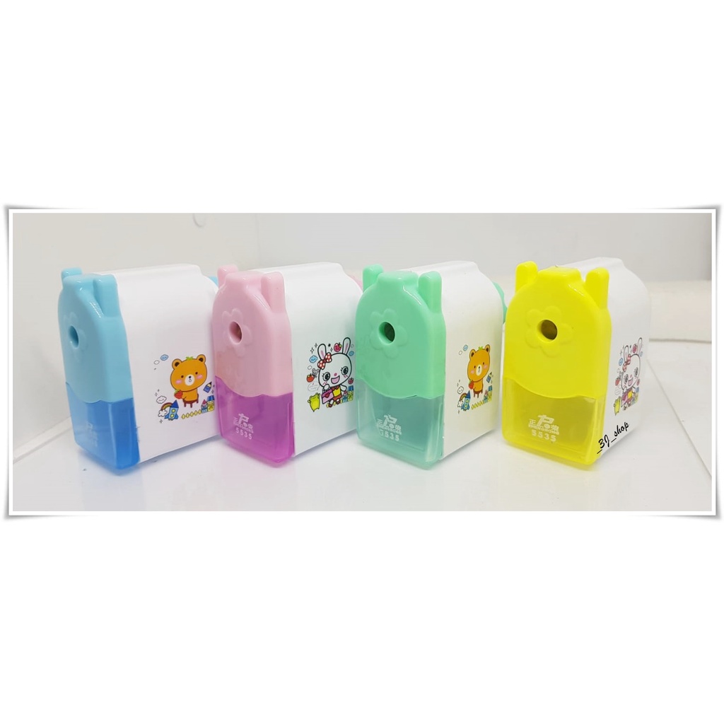 

0365-Serutan Putar 5535 / Rautan Putar / Rautan Anti slip / Rautan Mata Pisau Tajam Kuat Tahan Lama / Rautan Pensil Lucu Warna Warni / Serutan Unik Top Quality