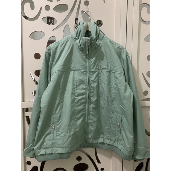 Jaket Bikers Waterproof Parasut Wanita C2 Albany Green Original 1000%